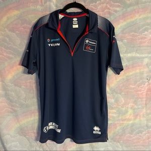Errea Virgin Racing Collared Top